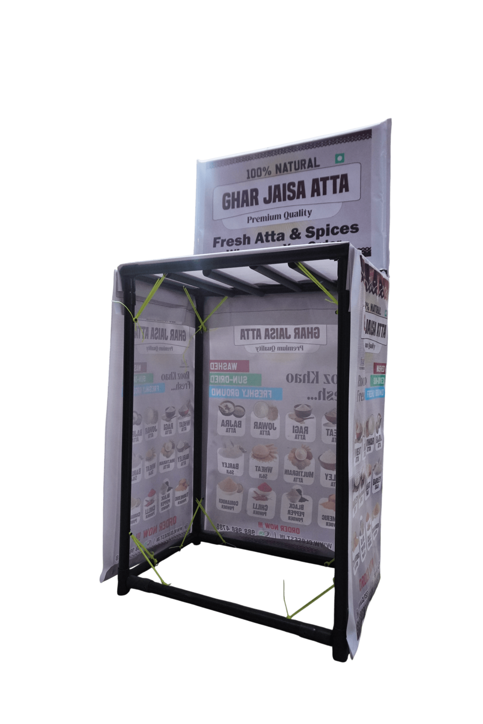 Custom Branding Stand with banner