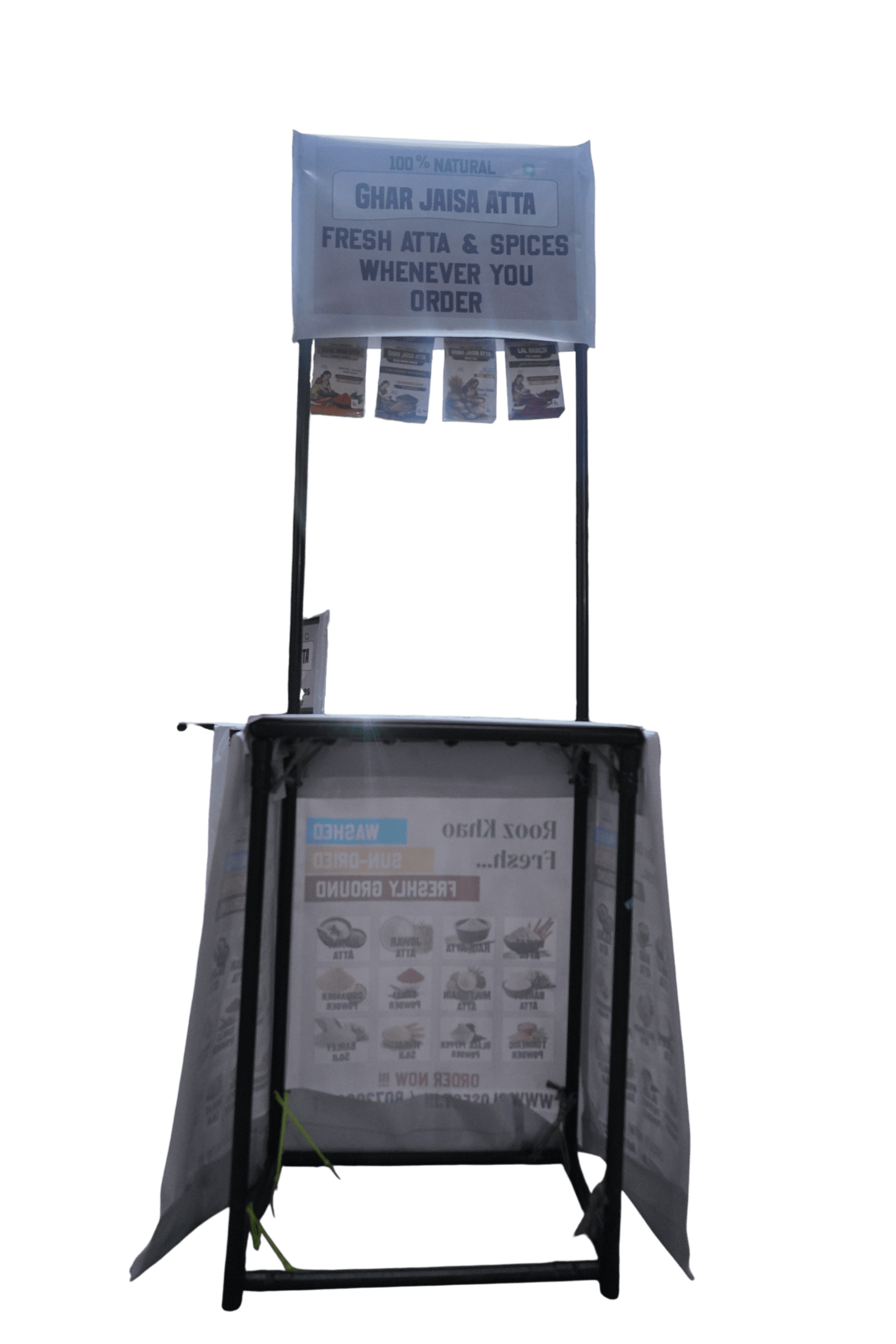 Custom Branding Stand with banner