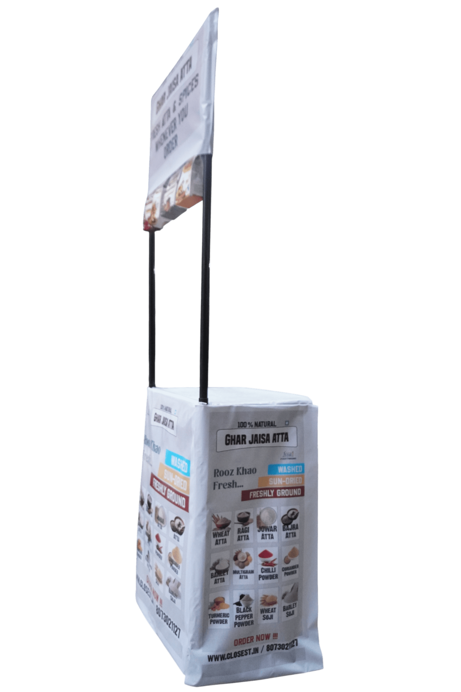 Custom Branding Stand with banner