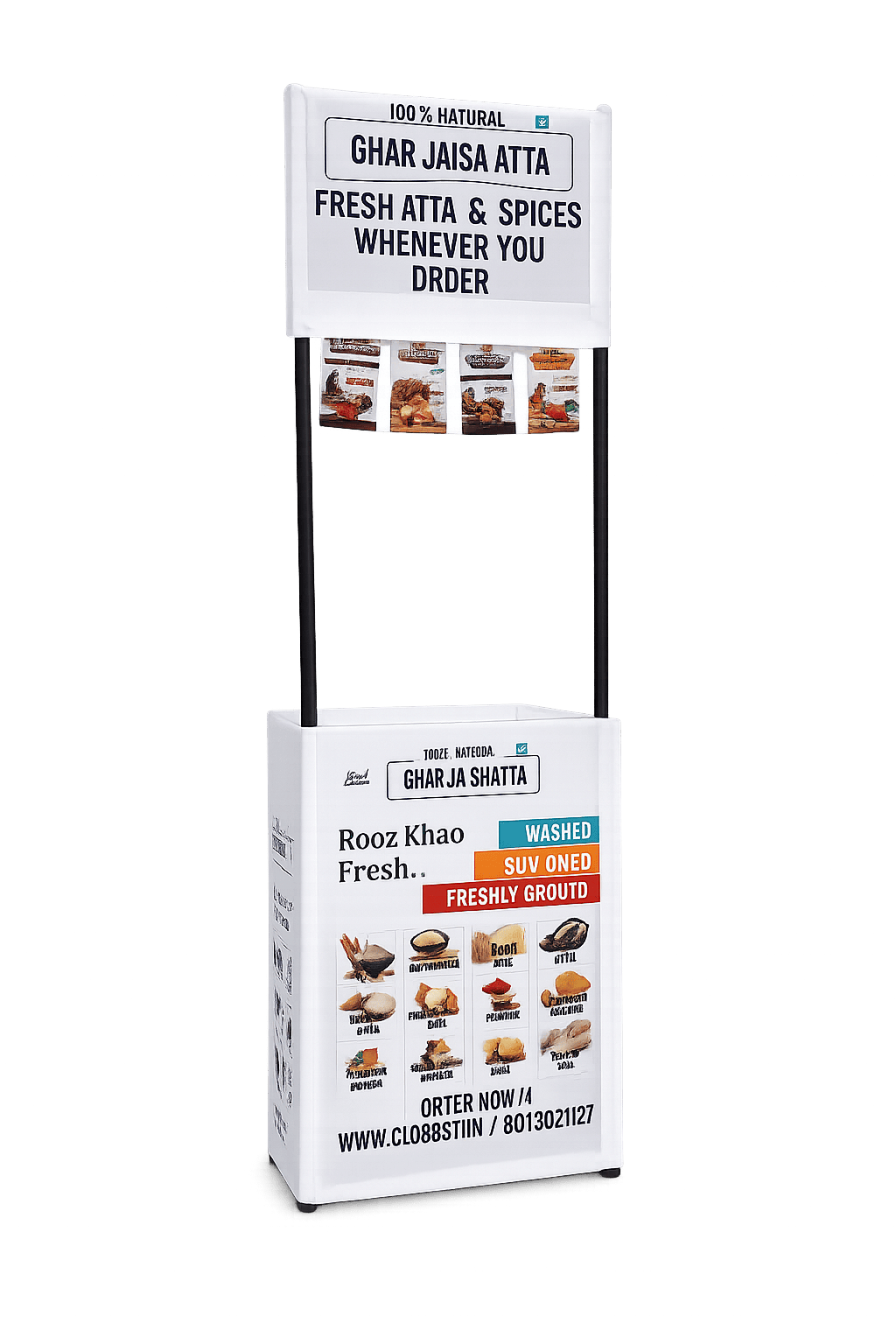 Custom Branding Stand with banner