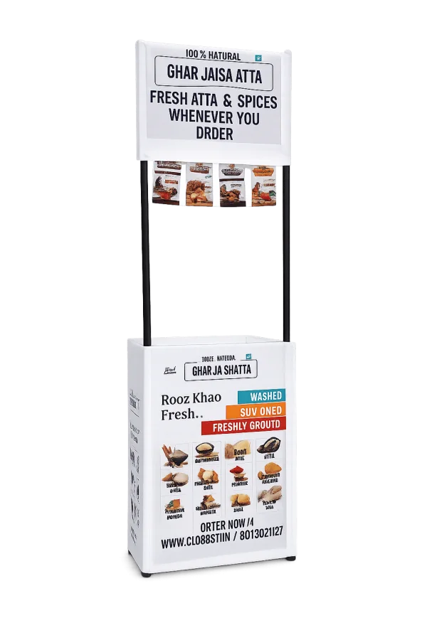 Custom Branding Stand with banner